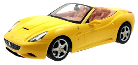 Легковой автомобиль Rastar Ferrari California (47200), 1:12, 38 см, желтый