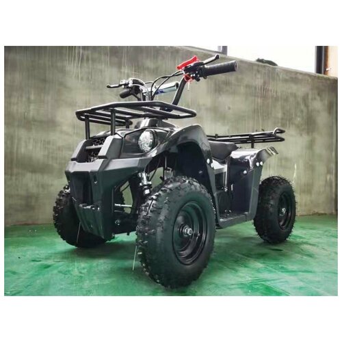 Детский бензиновый электрический квадроцикл ATV Basic X16 e-start черный