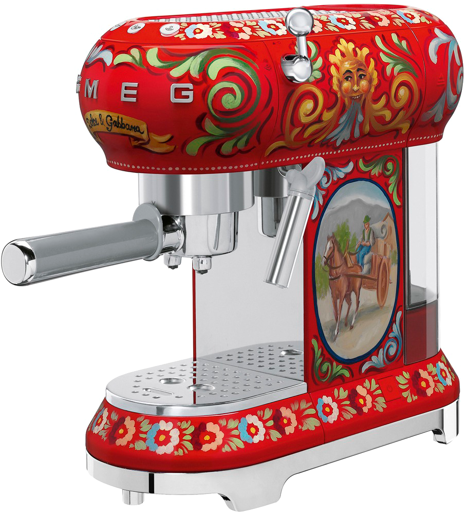 Кофемашина-эспрессо, Dolce & Gabbana Smeg ECF01DGEU