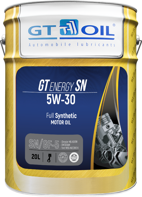 Масло GT OIL моторное Energy 5W30 20 л (синтетика)