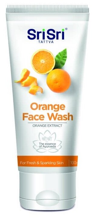 Sri Sri Tattva гель для умывания с апельсином Orange Face Wash, 100 мл, 100 г