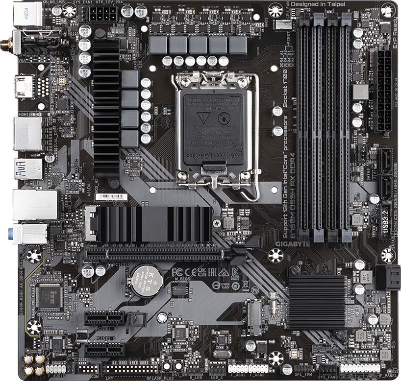 Материнская плата Gigabyte (B760M DS3H AX DDR4)