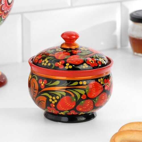 Сахарница Ягодка хохлома 1375₽