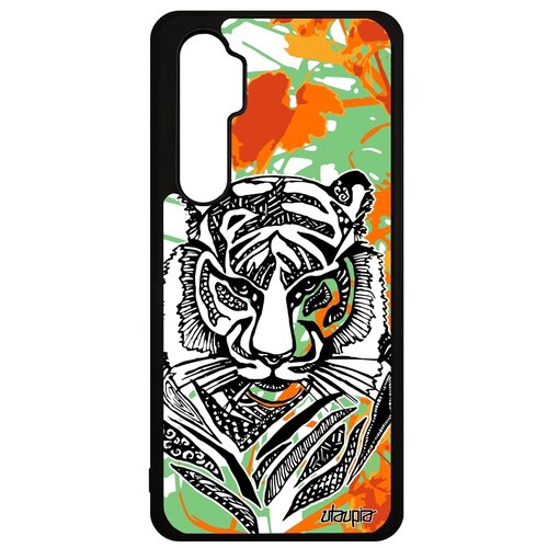 фото Чехол для mi note 10 lite, "тигр" джунгли зверь utaupia
