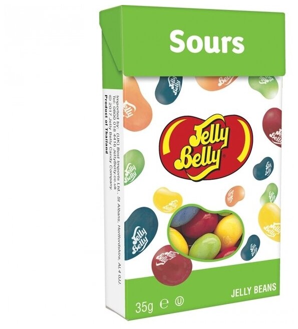 Драже Jelly Belly Кислые фрукты коробка 35 грамм