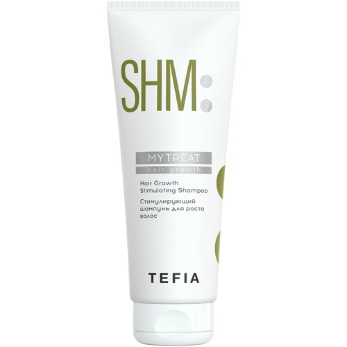 Tefia шампунь SHM MyTreat Hair Growth Stimulating, 250 мл несмываемый уход tefia лосьон активатор роста волос hair growth stimulating lotion mytreat