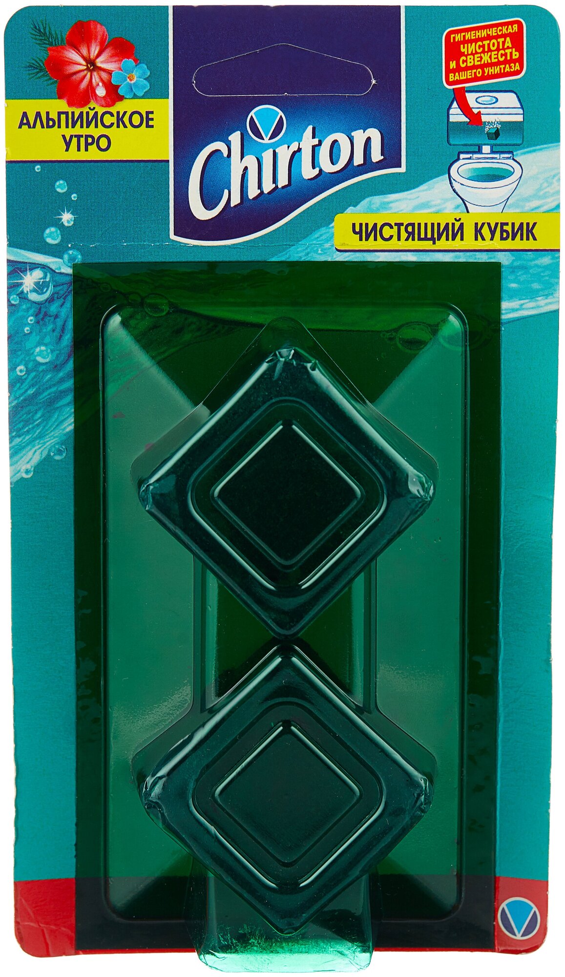 Чистящие кубики для унитаза Chirton "Альпийское Утро" 100гр - фотография № 1