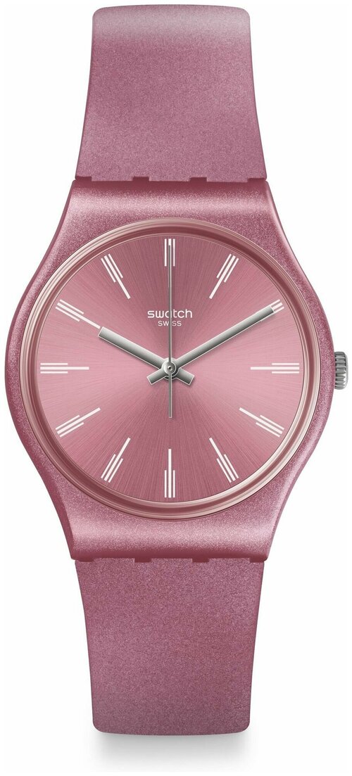 Наручные часы swatch, розовый