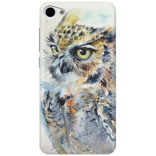фото Cиликоновый чехол красочный филин на meizu u10 / мейзу ю10 re:pa