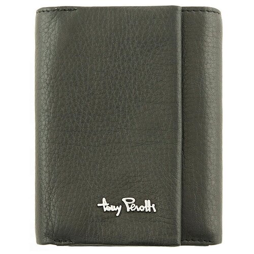 фото Кошелек tony perotti contatto, мужская, натуральная кожа, чёрный