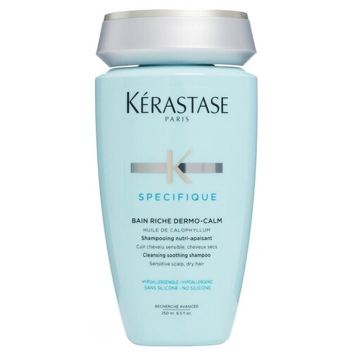 Kerastase шампунь Specifique Bain Riche Dermo-Calm, 250 мл шампунь для кожи головы успокаивающий kerastase specifique bain vital dermo calm 250 мл