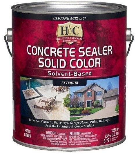 H&C Concrete Sealer Solvent Based Лак для камня (бесцветный, 3,78 л)