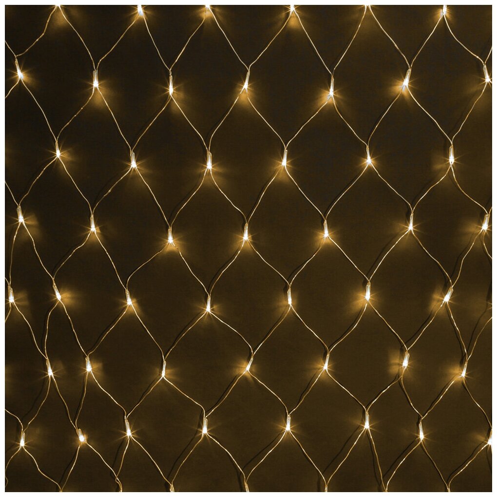 Светодиодная гирлянда "Сетка" 500 светодиодов 3 х 2 метра цвет свечения: белый холодный