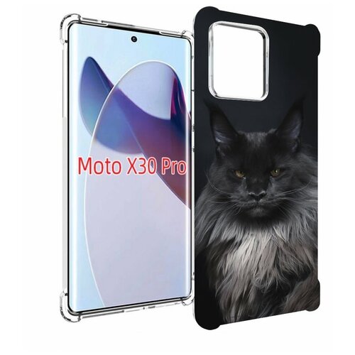 Чехол MyPads кошка мейн кун 2 для Motorola Moto X30 Pro задняя-панель-накладка-бампер чехол mypads кошка чаузи для motorola moto x30 pro задняя панель накладка бампер