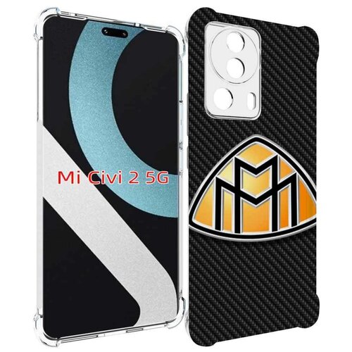 Чехол MyPads майбах maybach для Xiaomi Civi 2 задняя-панель-накладка-бампер