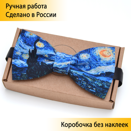 Галстук бабочка с картиной Мондриан Vasilina hand made