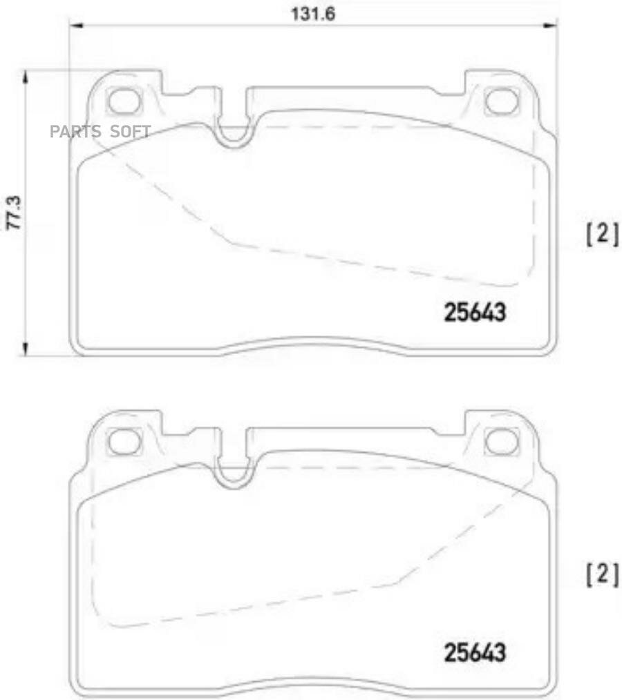 Тормозные Колодки Brembo арт. P85123 - фотография № 10