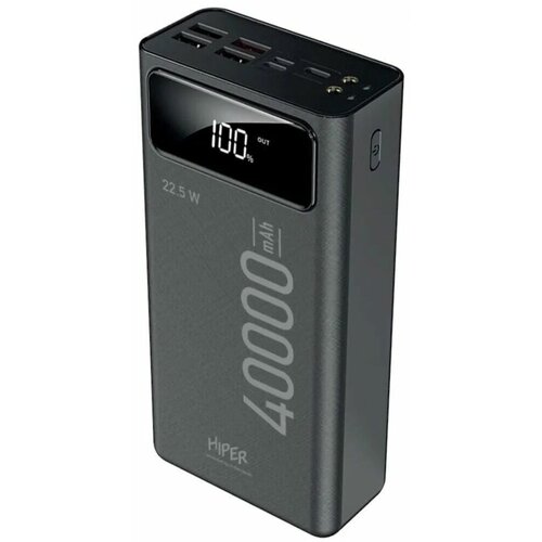 Внешний аккумулятор Hiper DELTA 40000 40000mAh 3A QC PD черный 398800₽