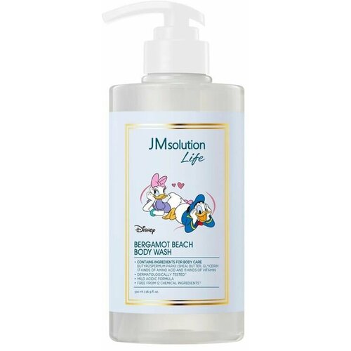 JMSolution Гель для душа с экстрактом бергамота LIFE DISNEY BERGAMOT BEACH BODY WASH, 500 мл.