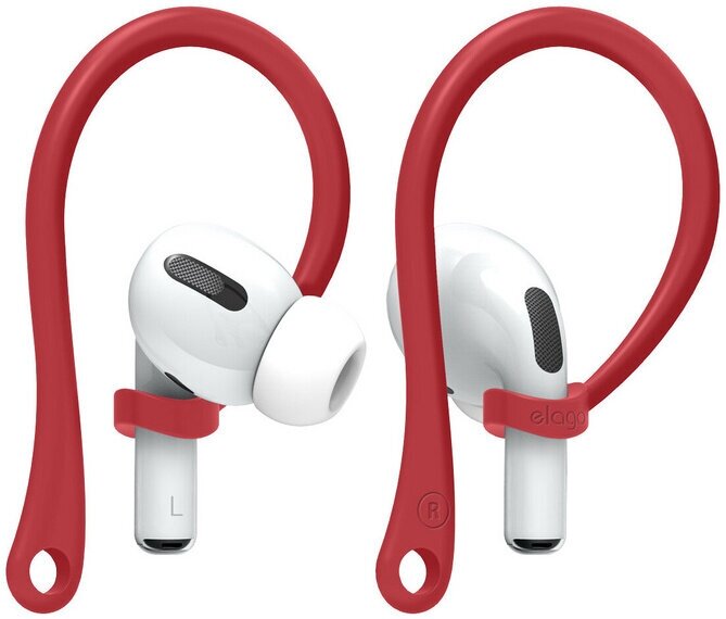 Крепления Elago EarHook для AirPods (все модели) Красные (Red)