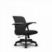 Компьютерное офисное кресло mетта SU-М-4/ подл. 160/осн. 001, Темно-серое/Черное