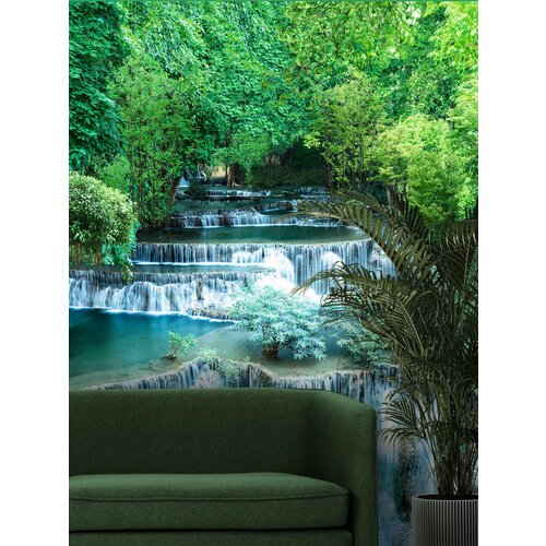 Фотообои глянц евые серебряный поток 196х260 г Тула 1160₽