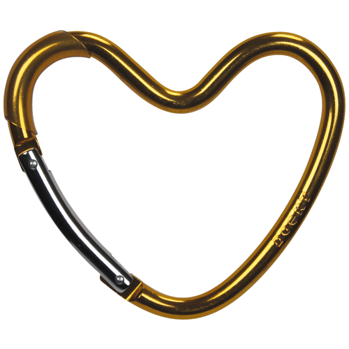 DOOKY Карабин Heart Hook, gold