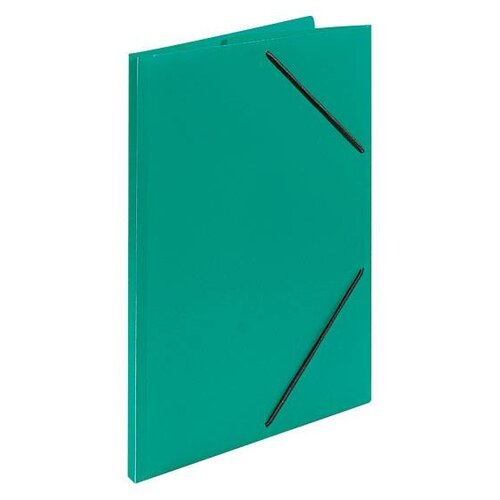 Папка на резинках пластиковая inформат (А4, 33мм, до 300 листов) зеленый