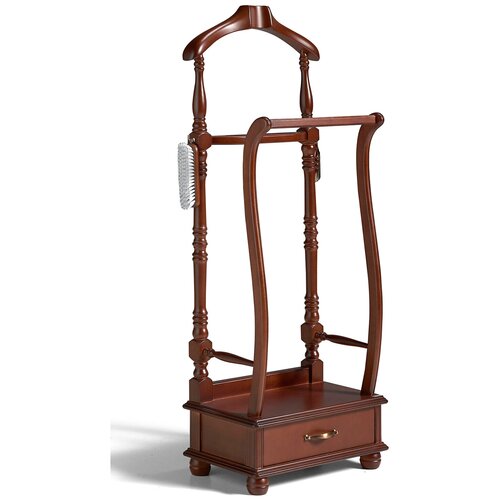 Костюмная вешалка с ящиком Herdasa Galan-344 nogal, Испания, деревянная, дизайнерская