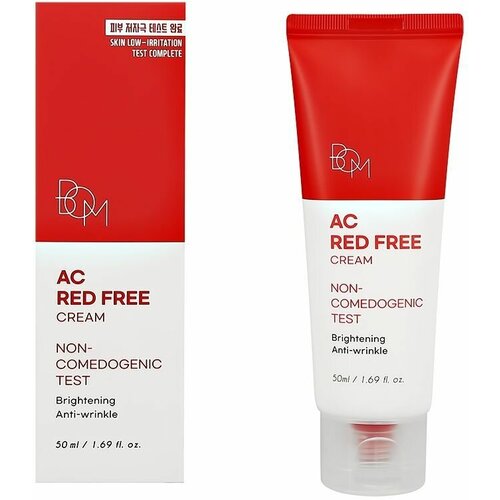 Крем для лица BOM AC RED FREE с коллоидной серой и ниацинамидом (против несовершенств кожи) 50 мл