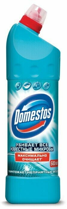 Domestos гель универсальный Двойная сила Свежесть Атлантики, 1.5 л - фотография № 19