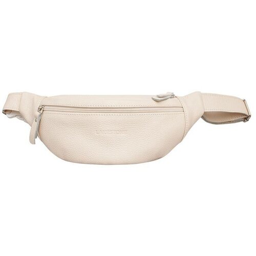 Сумка поясная LAKESTONE, фактура зернистая, светло-бежевый