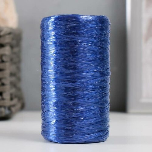 Пряжа для ручного вязания, 100% полипропилен, 200 м/50 гр, №2-3, синий сапфир, 5 шт.