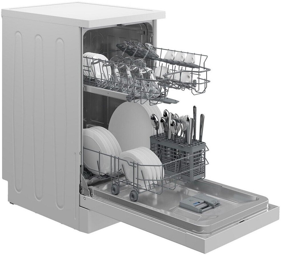Посудомоечная машина 45см HOTPOINT-ARISTON HFS 1C57 белый - фотография № 4
