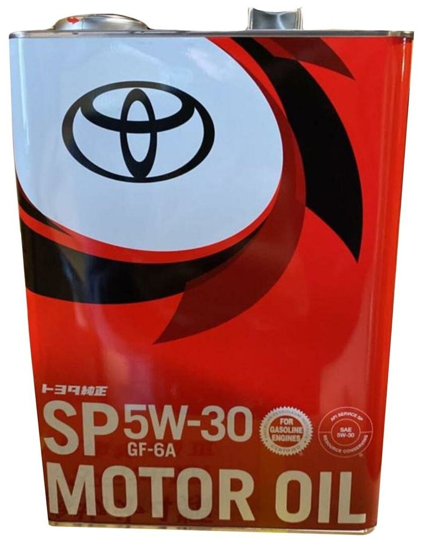 Оригинальное моторное масло Toyota Motor Oil SP 5W30 4л