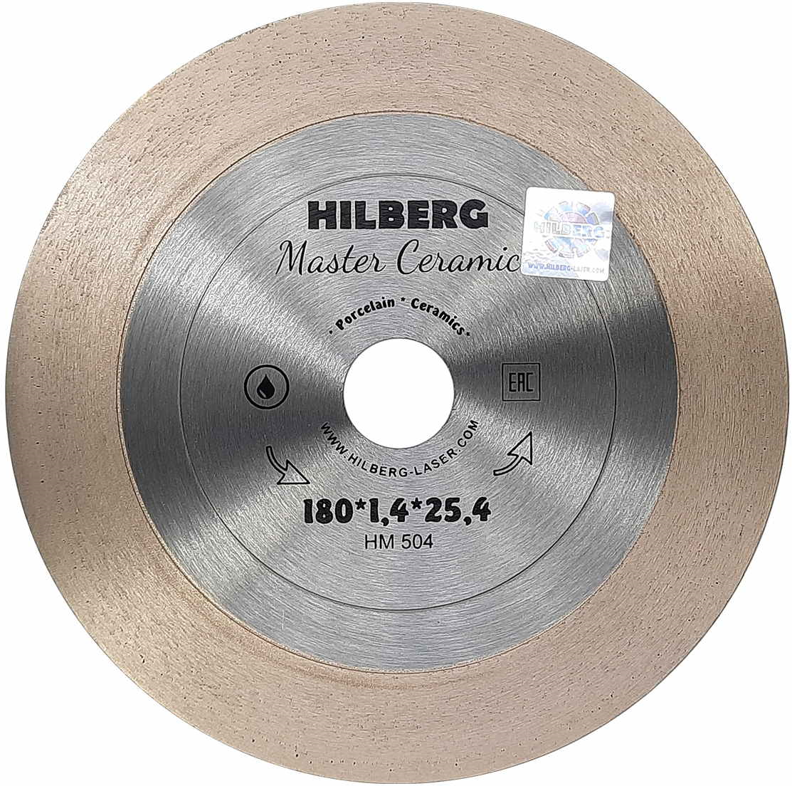 Диск алмазный отрезной 180*254 Hilberg Master Сeramic HM504