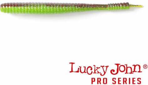 Силиконовая приманка мягкая съедобная Lucky John Pro Series S-Shad 5.2