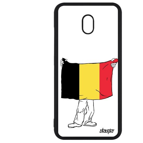 фото Чехол для redmi 8a, "флаг бельгии с руками" государственный патриот utaupia