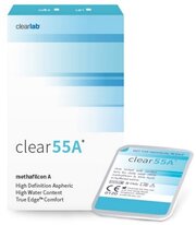 Контактные линзы Clearlab Clear 55A, 6 шт, R 8,7, D +4,25