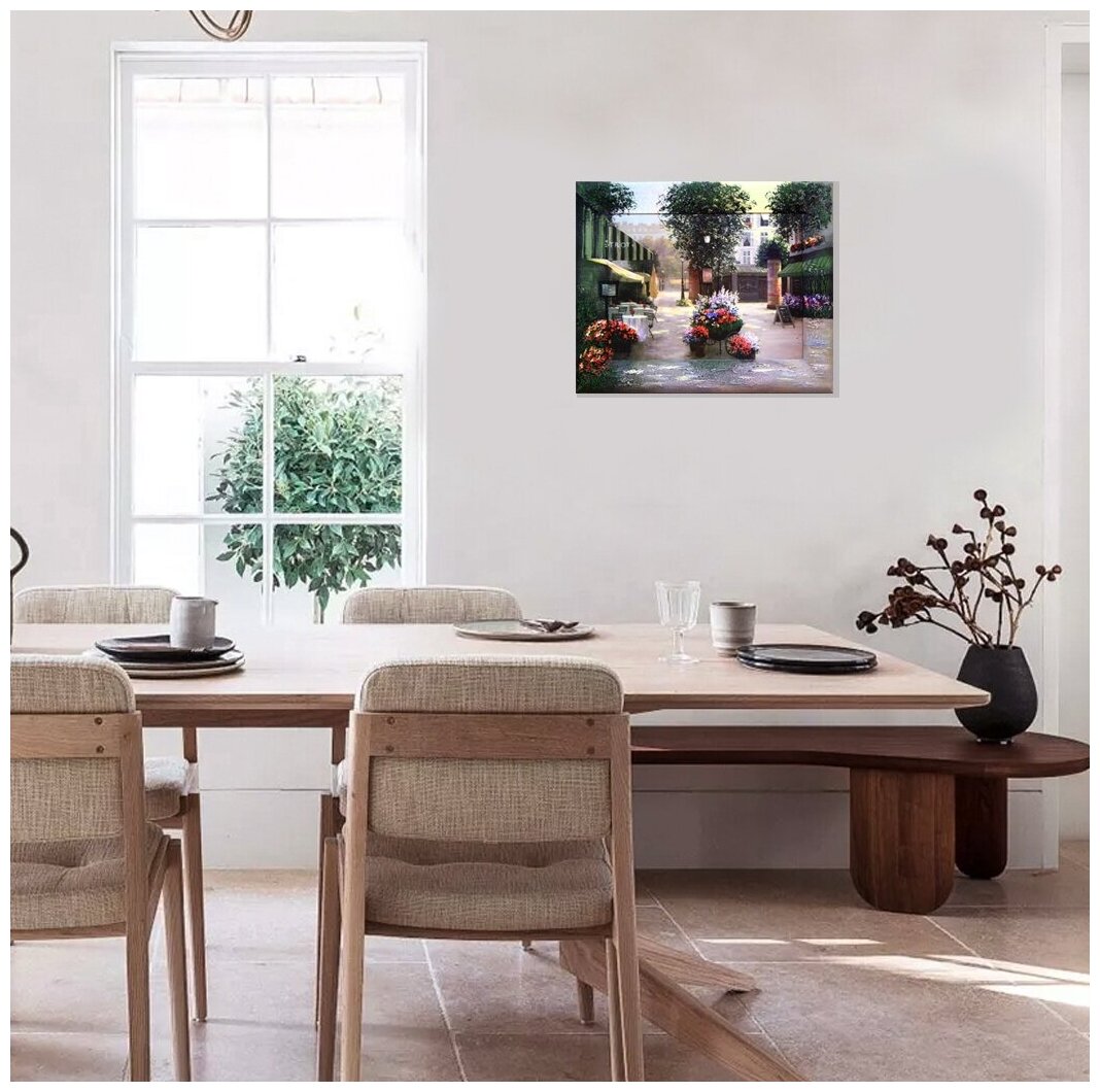 Картина в раме холст 30х40 Декарт подарок мужчине женщине настенный ...