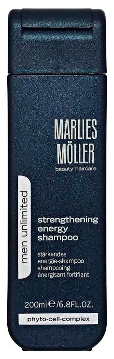 Marlies Moller шампунь Men Unlimited Strengthening Energy укрепляющий, 200 мл