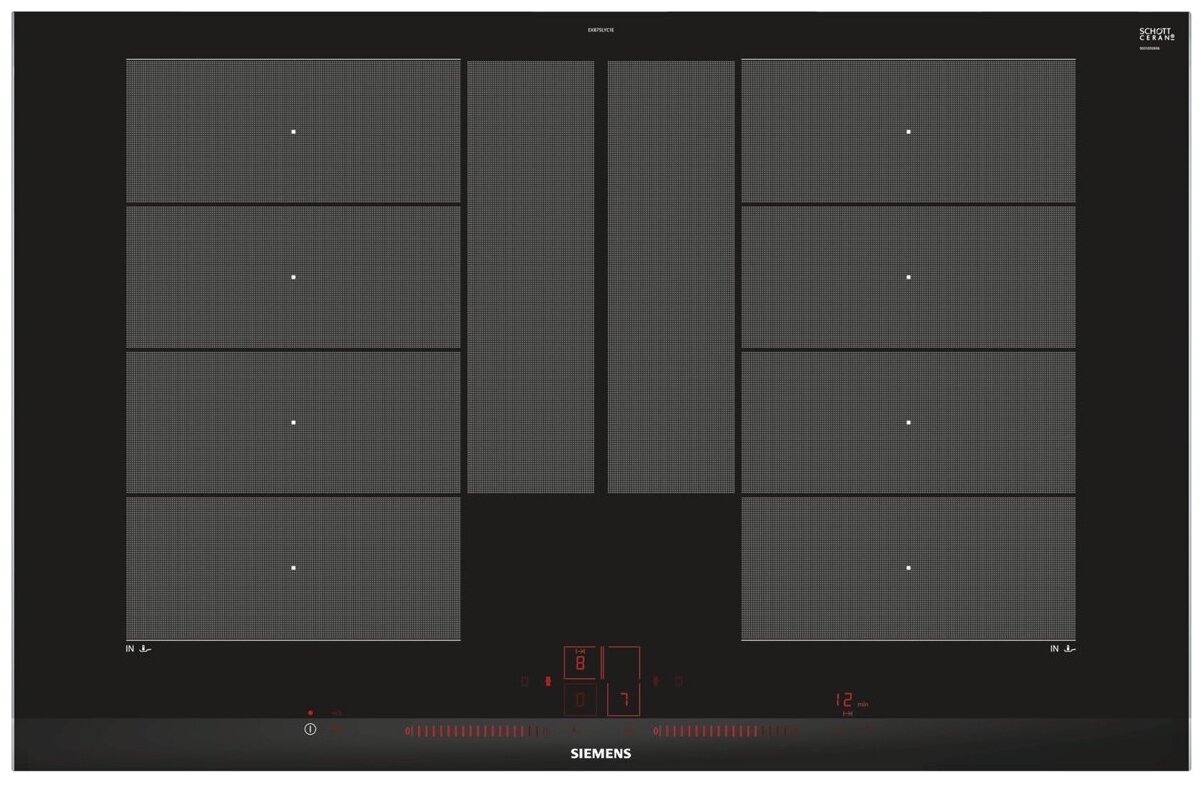 Индукционная варочная панель Siemens EX875LYC1E, черный