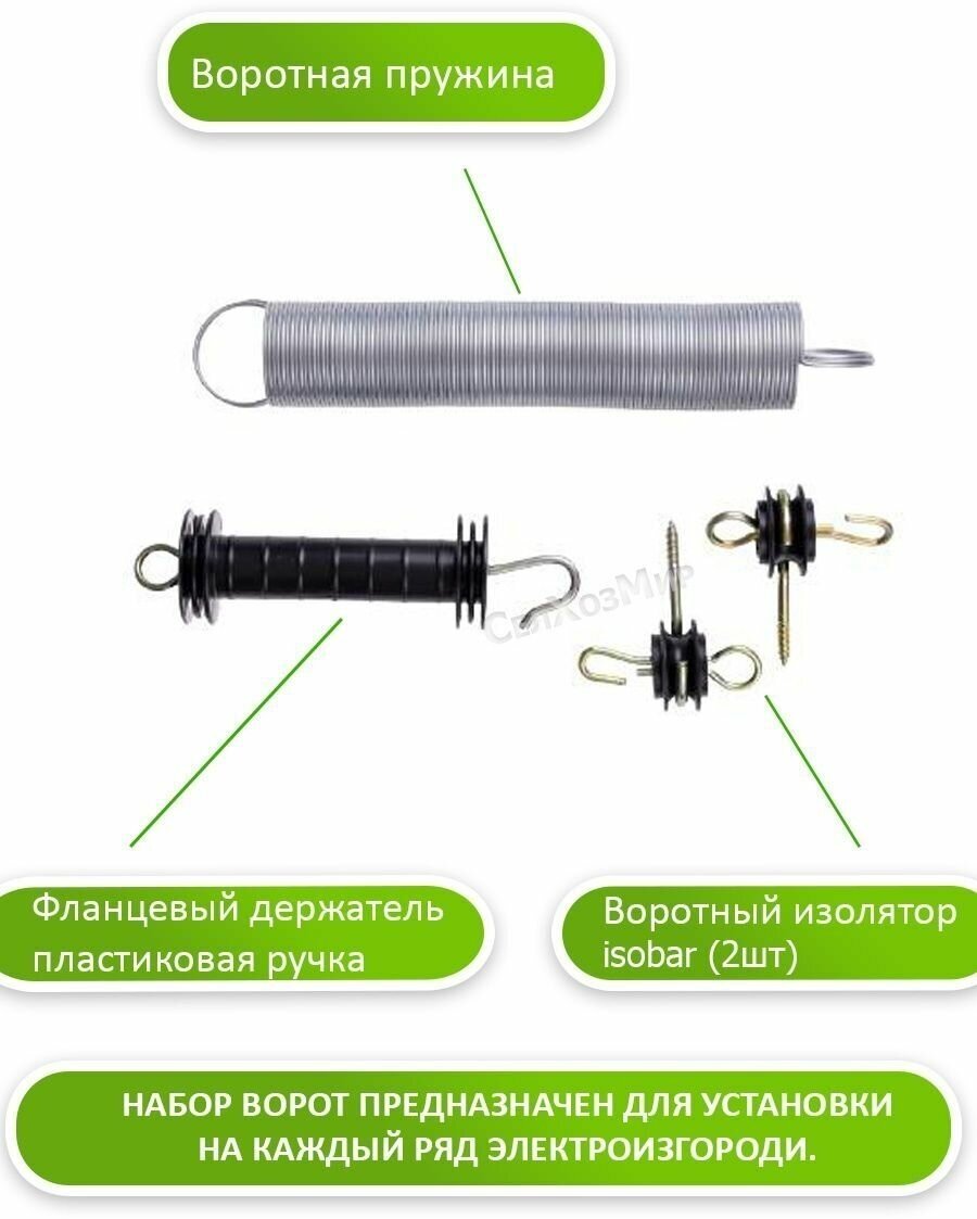 Ворота комплект для Электропастух, электроизгороди 4шт - фотография № 2