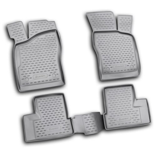 фото Коврики в салон daewoo nexia 2008->, 4 шт. (полиуретан, серые) element