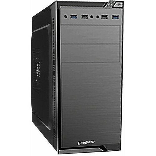 Корпус ExeGate Black (QA-412U) корпус microatx exegate qa 412u 600 вт чёрный ex272748rus