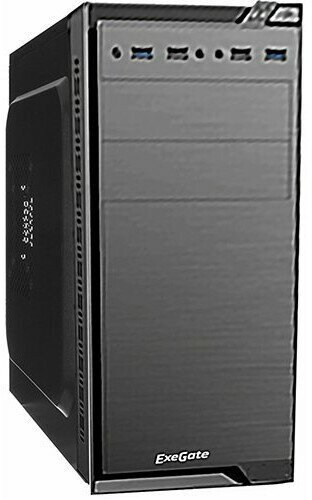 Корпус ExeGate Black (QA-412U)