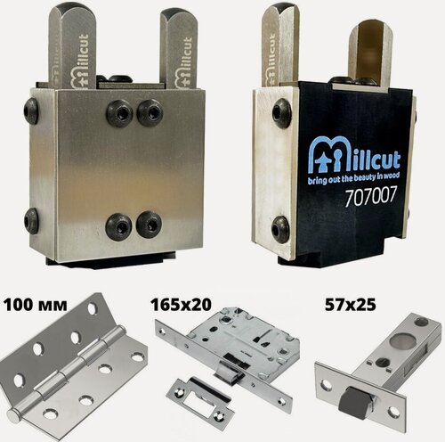 Изображение товара Двойная угловая стамеска для петель, замков, защелок 90° Millcut 707007