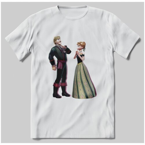 фото Футболка с принтом холодное сердце анна и кристофф) brut-shop