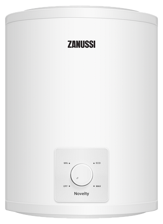 Электроводонагреватель накопительный Zanussi ZWH/S 10 Novelty O над мойкой, 10 л, нержавеющая сталь - фотография № 1