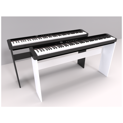 uniqkeys trinity sp 33b педаль тройная для casio px 150 160 рх 350 360 px 560 Стойка для Yamaha P-45 125 105 35; Roland FP-10,30(x); Casio CDP- и PX-120 130 160 200 220 230 320 330 350 - Подставка под цифровое пианино - Белая